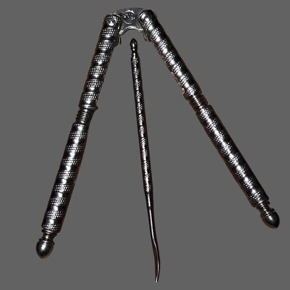 Vintage HMO Metal Nut Cracker & Pick Tools 5” Shell Cracking Crab Walnut B12 - Picture 1 of 1